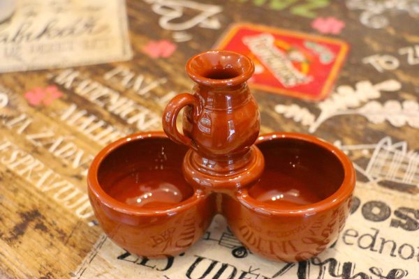 Slánka (nádoba na sůl, pepř a párátka, v 11 cm, š 14 cm)) - Image 3