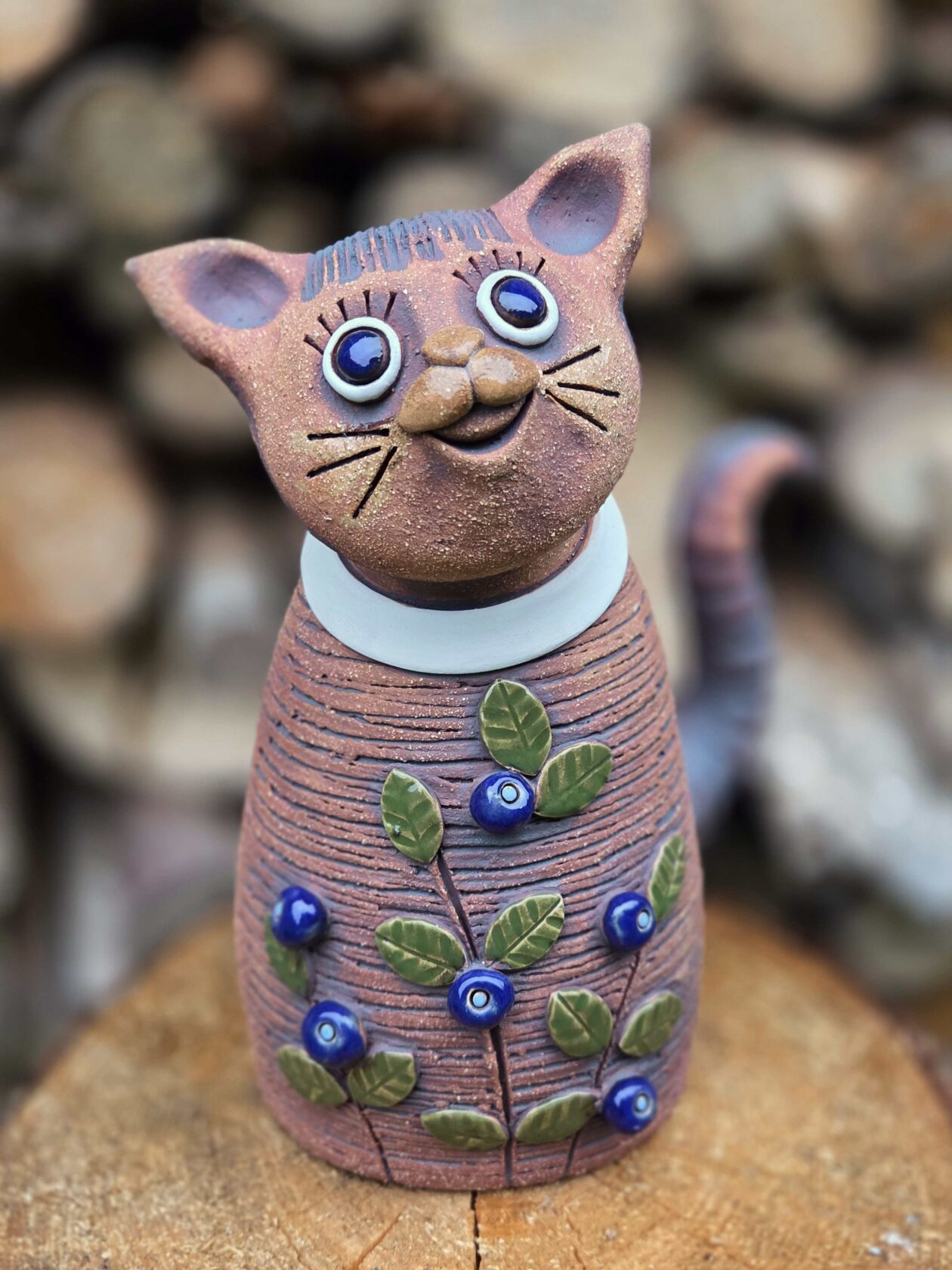Kočka v borůvkách větší (v 26 cm) - Obrázek 2